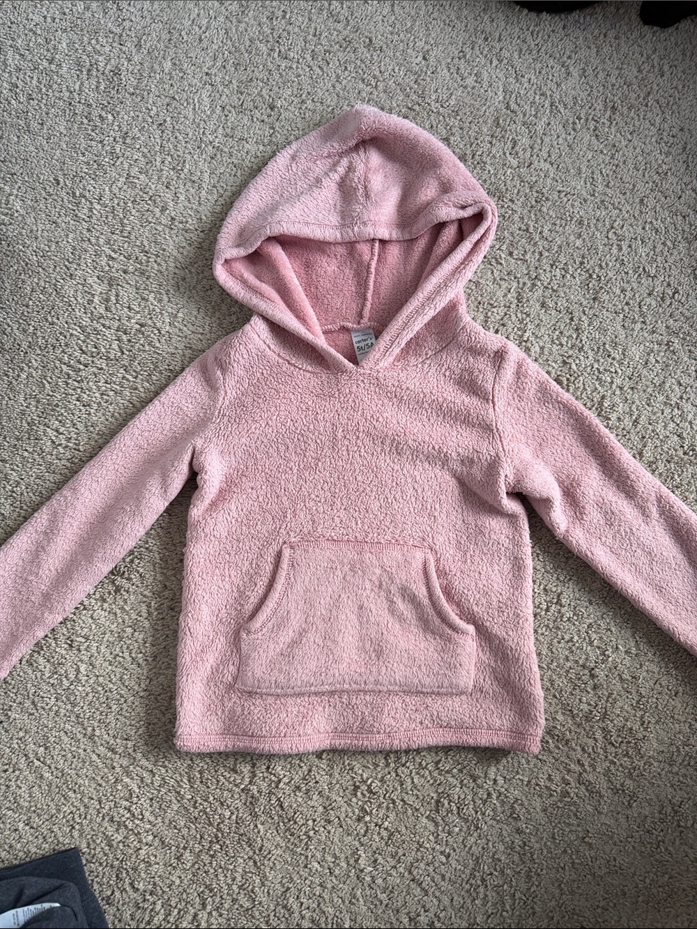 Plush Pink Carter’s Hoodie size 5T